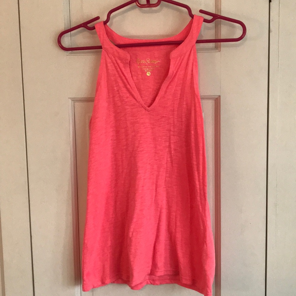 Coral pink Lilly Pulitzer tank top